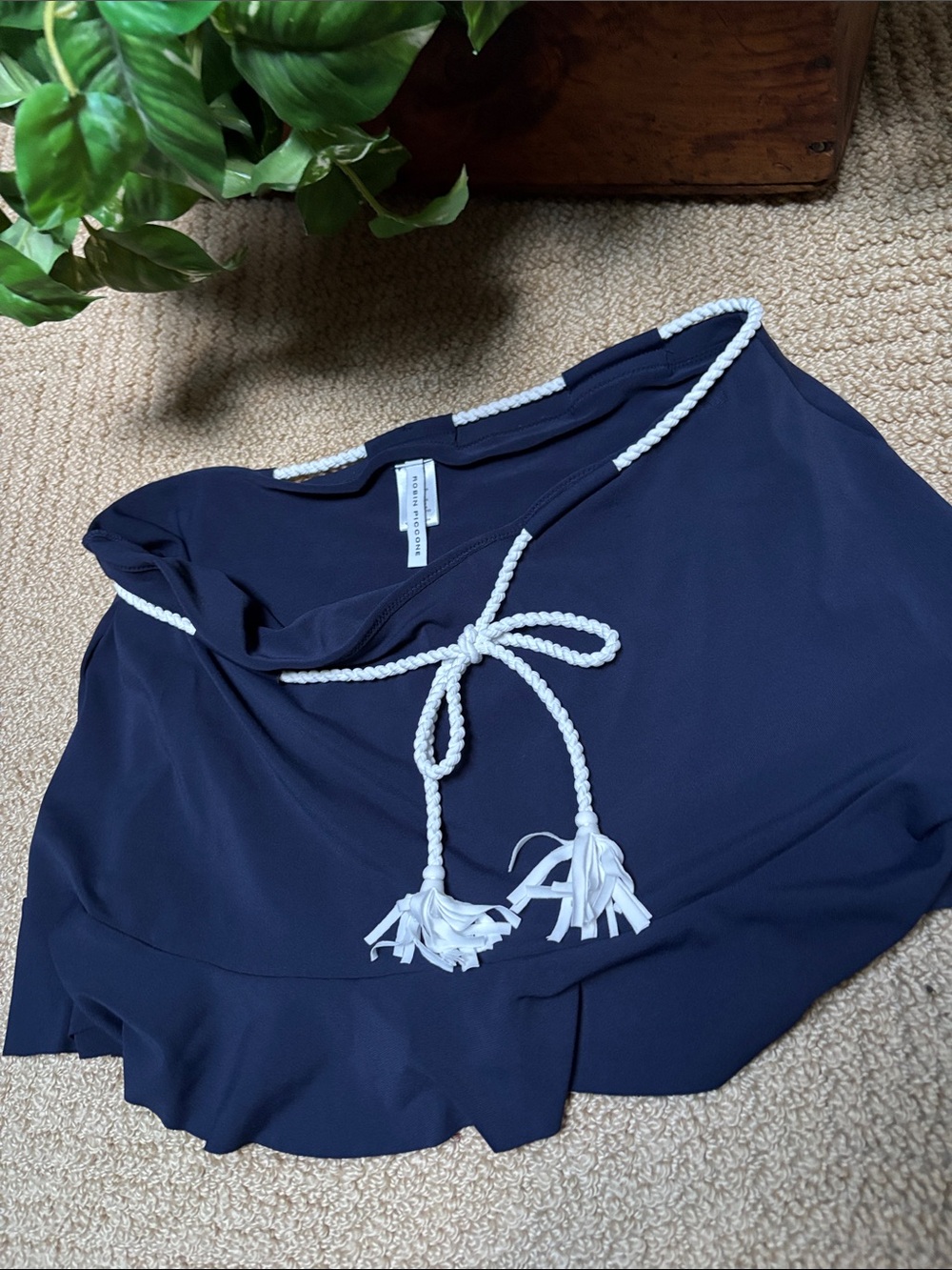 Robin Piccone Navy swimsuit skirt